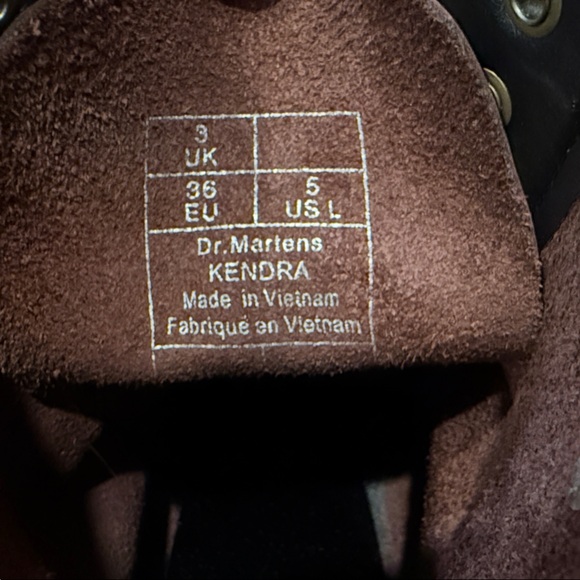 Dr. Martens Kendra Arcadia Leather Heeled Boots Size 5 - Picture 6 of 9